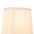 Scout 10-in Matte Black Wall/Vanity Light with Pleated White Linen Shade