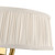 Scout 7-in Brushed Gold Wall/Vanity Light with Pleated White Linen Shade