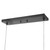 Vega 45-in Black LED Linear Pendant