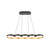 Maestro 38-in Black/Gold LED Linear Pendant
