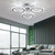 Modern Lustre Chrome Crystal Chandeliers Lighting