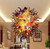 Artemis Vintage Multicolor Blown Glass Chandelier Lighting