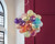 Lilly Colored Glass Bubble Chandelier Lighting