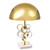 25"H Crystal Decoration Mushroom Table Lamp