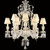 12 Lights Baccarat Design Crystal Chandelier Lighting