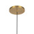 Motif 27-in Brushed Gold LED Pendant