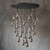 Raindrop Round Chandelier Light 60"