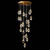 Geometric Irregular Cut Crystal Chandelier Lighting