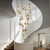 Geometric Irregular Cut Crystal Chandelier Lighting