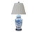 Blue and White Chinoiserie Temple Jar Table Lamp