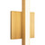 Vega 36-in Brushed Gold LED Wall Sconce