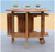 Safavieh Kerman Table and 4 Chairs, 5-Piece Set, Teak Look