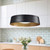 Sampson 16-in Black LED Pendant
