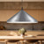 Dorothy 26-in Brushed Nickel With Black Detail 1 Light Pendant