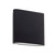 Slate 6-in Black LED All terior Wall
