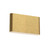 Slate 10-in Brushed Gold LED Wall Sconce (AT68010-BG-UNV)
