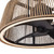 Isla 24-in Matte Black/Braided Rope FAN + LED Ceiling Fan