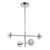 Elixir 22-in Chrome LED Chandelier
