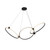 Isho 52-in Black LED Chandelier