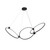 Isho 52-in Black LED Chandelier