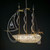 Akari Crystal Boat Chandelier 34"