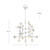 Cadence 29-in Antique White 18 Lights Chandeliers