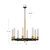 Rue 38-in Warm Bronze 8 Lights Chandeliers