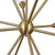Cosmo 39-in Brushed Gold/Glossy Ribbed Opal Glass Socket Chandelier