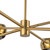 Willow 37-in Brushed Gold/Copper Glass 6 Lights Chandeliers