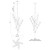 Cypress 18-in Brushed Gold/Opal Glass LED Chandelier