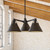 Archer 25-in Matte Black 3 Lights Chandeliers