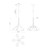 Mulberry 28-in Brushed Gold/Light Guide LED Chandeliers