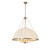 Crosby 33-in Brushed Gold Socket Chandelier