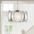 Cleo 16-in Chrome/Opal Glass LED Chandelier