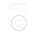 Trenton 5-in Black LED Exterior Ceiling