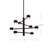 Copenhagen 24-in (Four-Tier) Black LED Exterior Pendant