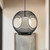 Kona 13-in Black/Opal Glass 1 Light Exterior Pendant