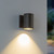 Nordic 5-in (3-in Dia.) Black LED Exterior Wall