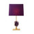 Violet Crystal Stone Table Lamp