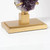 Violet Crystal Stone Table Lamp
