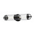 Lancaster 5-in Clear Bubble Glass/Textured Black 2 Lights Exterior Wall Sconce