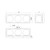 Amelia 19-in Black 3 Lights Exterior Wall Sconce