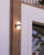 Peri 9-in Black/Opal Glass LED Exterior Wall