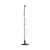 Cursive 12-in Black LED Floor Lamp