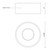 Lucci 5-in Black LED Flush Mount
