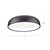 Beacon 24-in Black LED Flush Mount