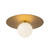 Elixir 10-in Brushed Gold LED Flush Mount