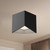 Cubix 5-in Black/White LED Flush Mount