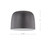 Cayne 12-in Black/White LED Flush Mount
