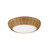 Merida 14-in Rattan Socket Flush Mount